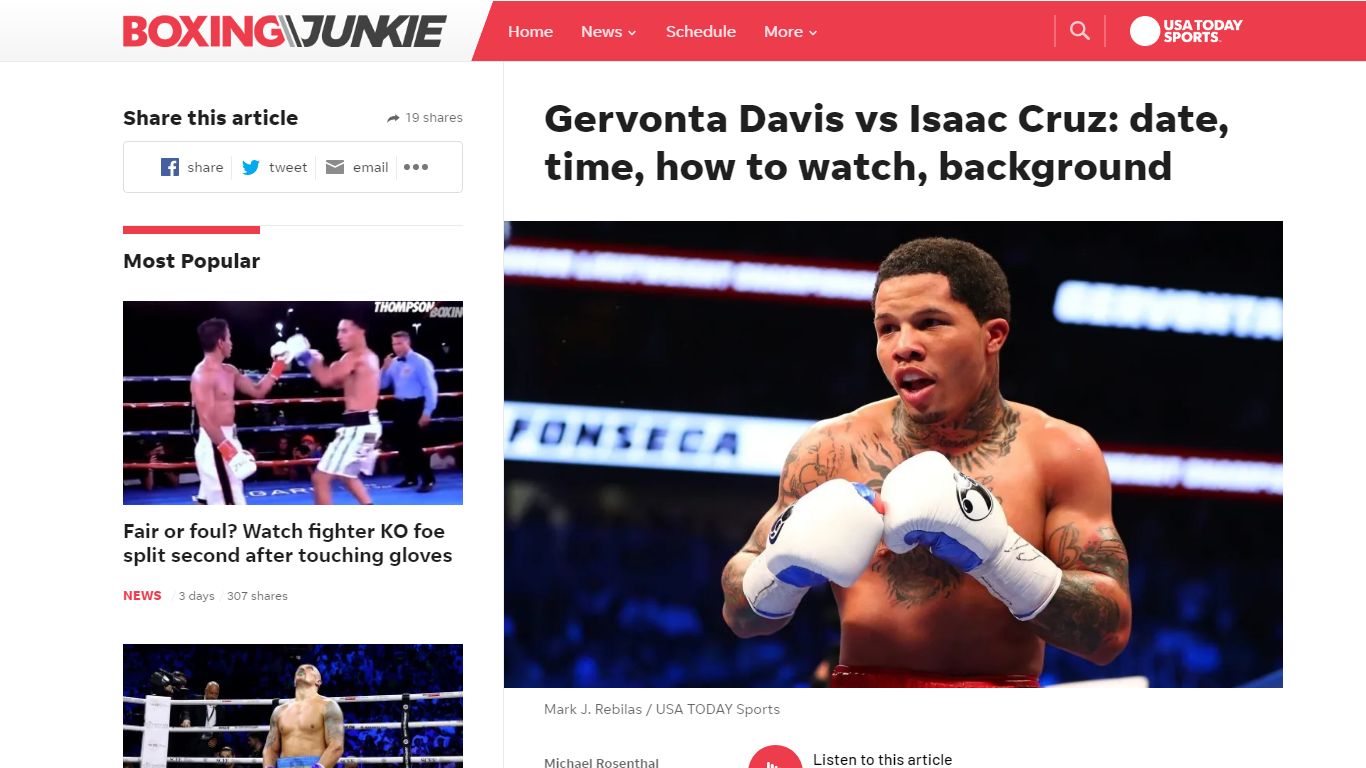 Gervonta Davis vs Isaac Cruz: date, time, how to watch, background